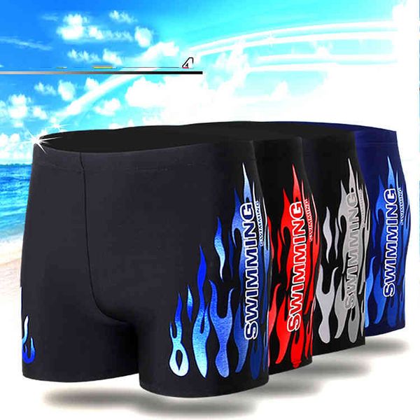 

swimwear men fire burning mens briefs zwembroek heren swimming suit trunks beach wear sunga short de bain homme