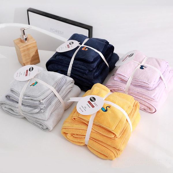

towel coral fleece absorbent hair swimming face hand bath sets microfibre towels bathroom microfiber set