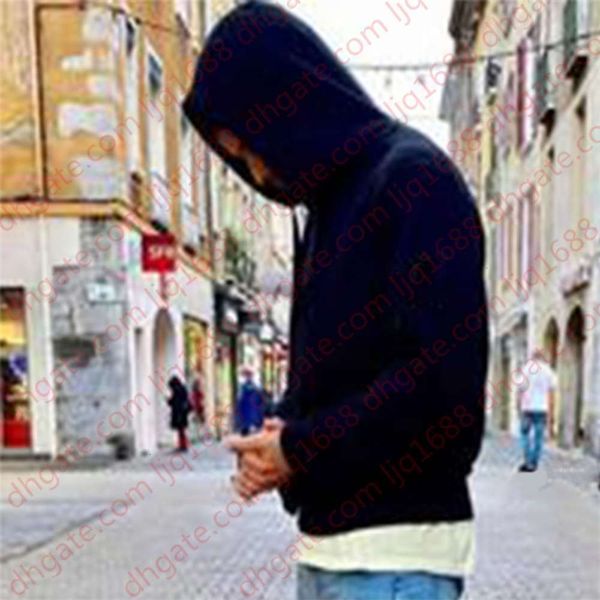 

fashion mens womens hoodies for autumn and winter 20fw casual men hoodie with hooded new armband sweatshirts size m-2xl, Black