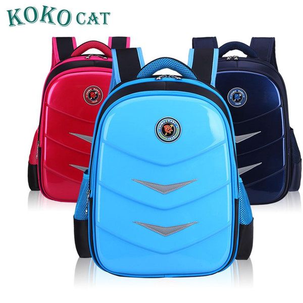 

backpack kokocat pu school waterproofing children 1-3-6 grade schoolbags for boys and girls