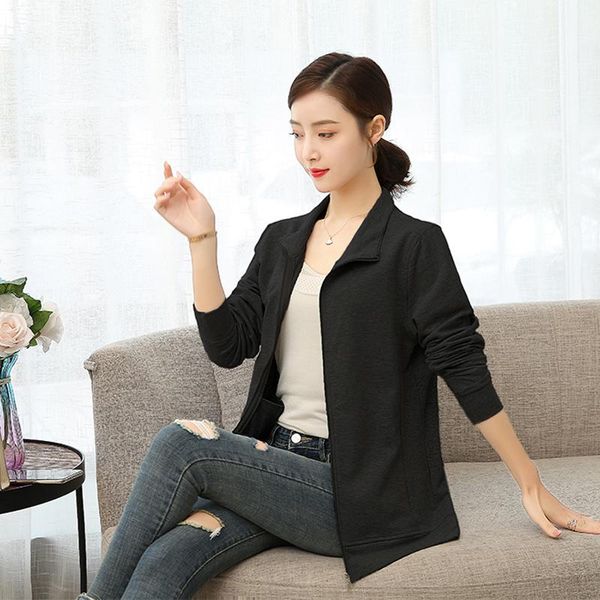 

women's vests the 2021 without cap is prevented bask in spring and autumn period thin section cotton fleece loose sports leisu, Black;white