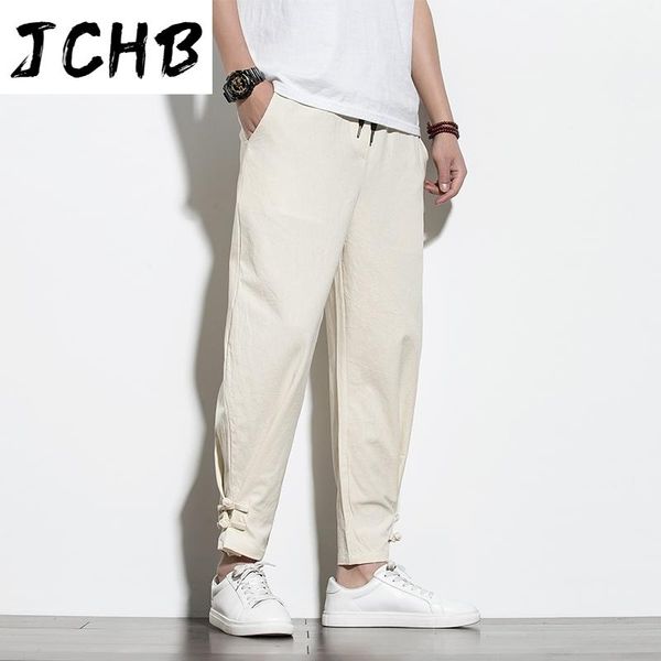 

men casual harem pants men jogger pants fitness trousers male chinese traditional harajuku cotton baggy jogging, Black