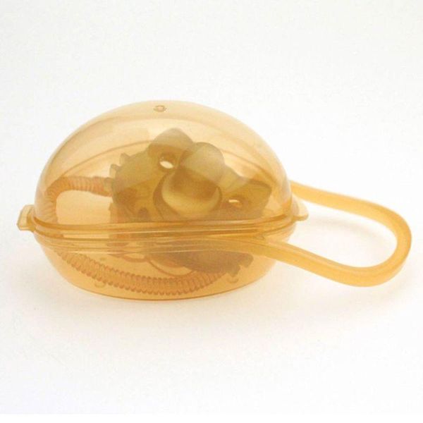 

baby kids boy girl silicone cat dummy pacifier soother nipple toy strap chain clip storage box holder newborn gifts q1fe