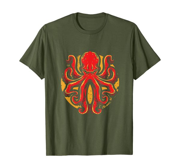 

cool kraken ocs marine creature kraken lover graphic t-shirt, White;black