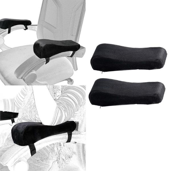 

chair covers 2x memory foam armrest cushion pads elbow arm rest cover