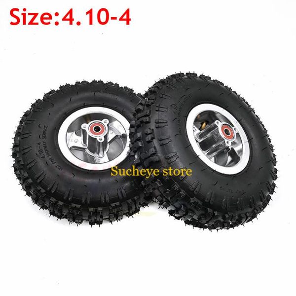 

4.10-4 tyre inner tube and 4 inch wheel hub rim fits atv quad electric scooter 4.10/3.50-4 pieces de scooter 49cc tires wheels