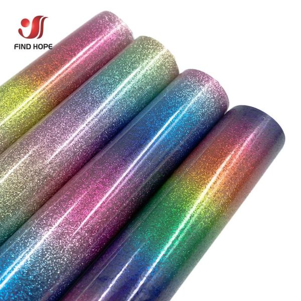 

window stickers heat transfer htv craft rainbow glitter iron-on garment clothing t-shirt decoration for cricut silhouette cameo