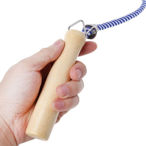 

wooden handle skipping 5m 7m 10m gym school group multi person rope jumping k3nc jump ropes
