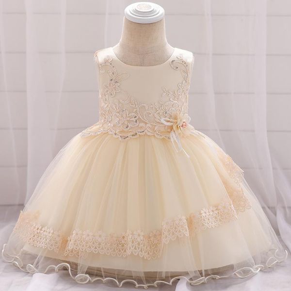 

girl's dresses baby dress lace wedding princess birthday wash, Red;yellow