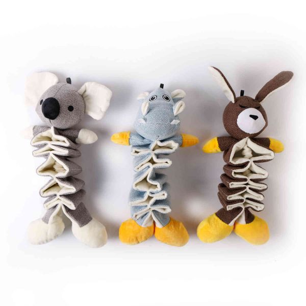 

dog toy pet supplies plush toys biting hippo kangaroo koala cotton and hemp