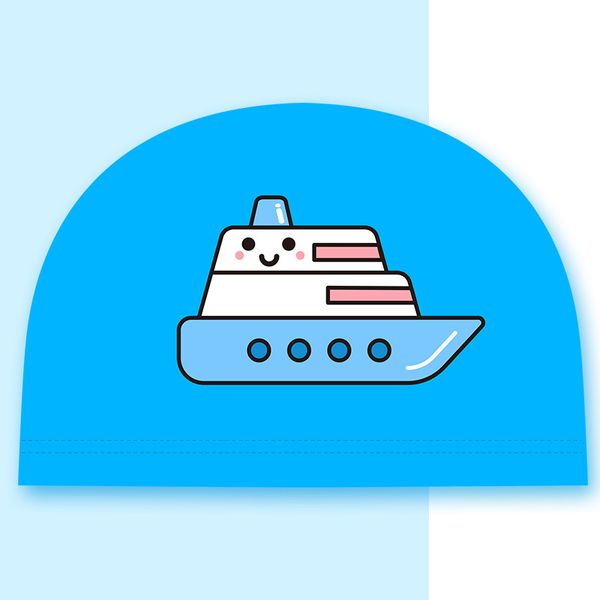 

2021 swimming cap kid chldren boy girl cute youth waterproof,breathable and comfortable pu coated enlarged g7777