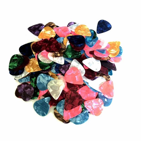 

1 pack of 500pcs guitar picks mixed color celluloid 0.71mm guitar parts