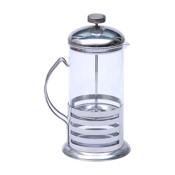

stainless steel coffee pot french press teapot portable stainless steel maker household simple maker
