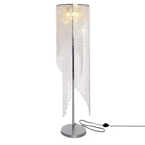 

nordic crystal floor lamp modern retro standing lamp bedroom living room decor curtain lighting crystal fixtures floor lights