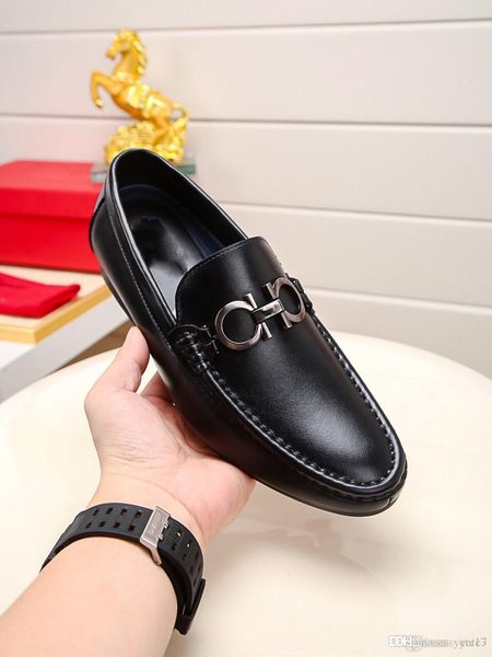 

cq big size 37-45 luxury men leather loafers brand shoes classic tassel brogue mans footwear formal shoes casual bullock shoes 33, Black
