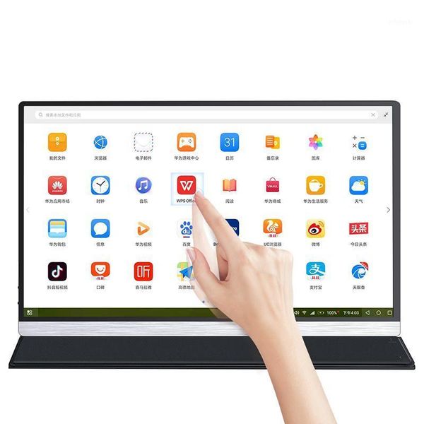 

led ips wireless small 4k trio usb monitor 15.6 inch portable touch1