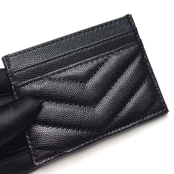Kartenhalter Stil Designer Brieftasche Frauen Kaviar Ledertasche Mode Haspe Kurze Tasche Männer Dame Geldbörse mit Box