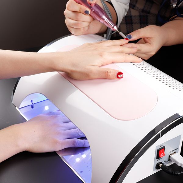 

54w led new lamp dryer dust suction collector vacuum cleaner 25000rpm nail drill polishing manicure pedicure machine