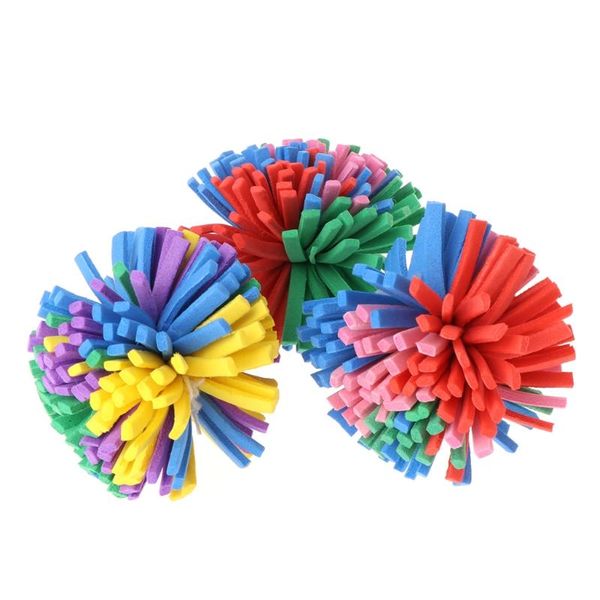 

cat toys 5pcs eva flower ball soft dog puppy kitten chew bite interactive funny