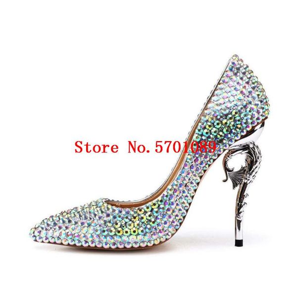 

dress shoes lady silver glass diamond high heels star sparkle bling glitter rhinestone wedding crystal profiled pumps, Black