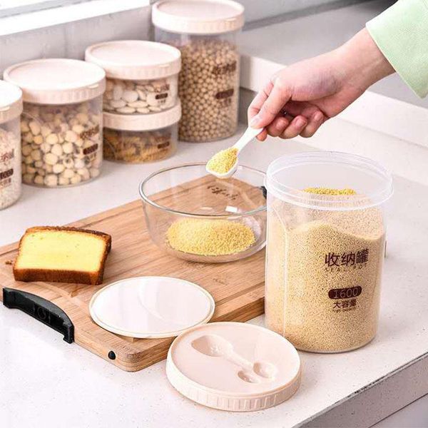 

storage bottles & jars seal fridge box kitchen organizer boxes containers home accessories transparent household tools