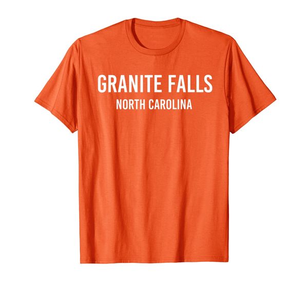 

granite falls north carolina nc usa patriotic vintage sports t-shirt, White;black