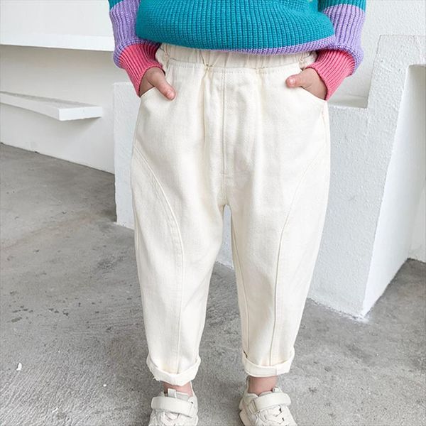 

girls jeans for kids spring autumn trousers children fashion denim pants infant clothing toddler girl, Blue