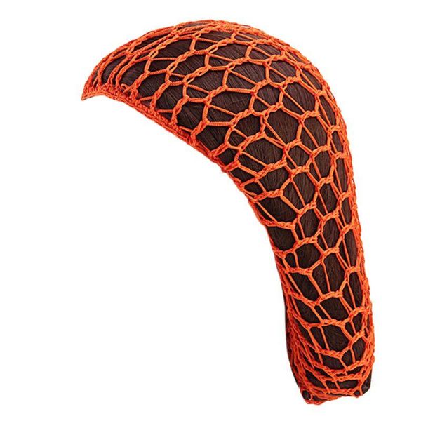 

hair accessories women handmade crochet net snood mesh turban sleeping hat slouchy knit cap x5xa
