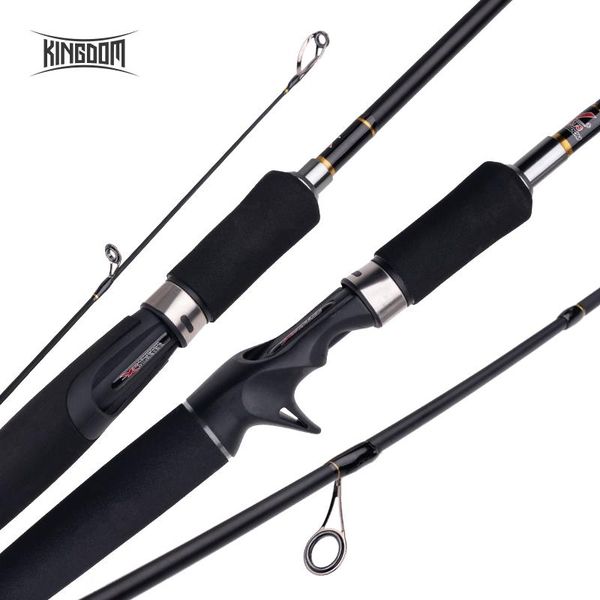 

boat fishing rods kingdom casting rod 1.98m/2.13m/2.4m good quality high carbon fiber ceramic guide ring for fresh water