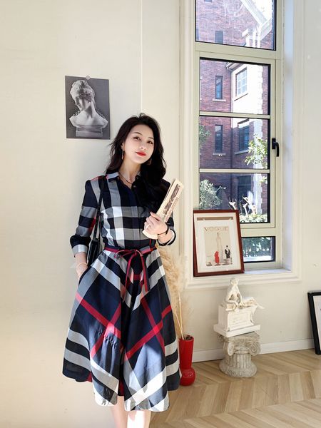 

women fashion elegant a-line dresses female 3/4 sleeve street sweet midi dress vestidos, Black;gray