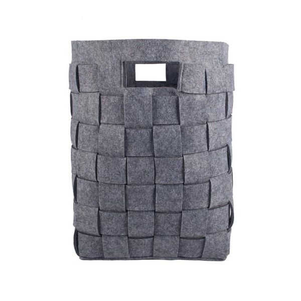 

storage baskets felt square grocery knitting hand-held laundry basket large folding toy boreal europe organizer