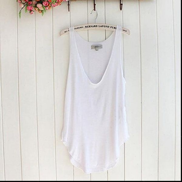 

2016 women summer trendy fitness tank loose casual round neck vest tee shirt slim fashion woman clothes, White