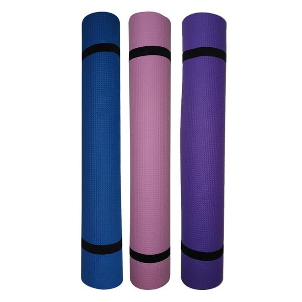 

yoga mats portable delicate design 0.6mm thick eva comfort foam mat for exercise pilates sports equipment