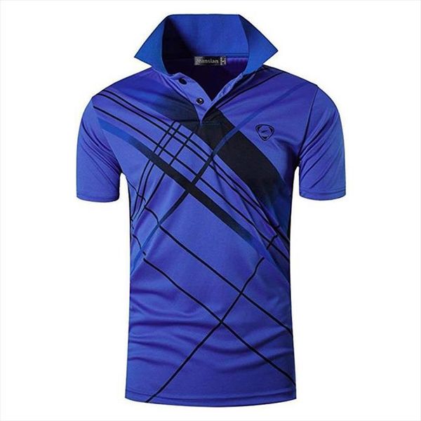 

jeansian sport tee shirts men polo poloshirts casual wear golf tennis badminton dry fit short sleeve lsl226 blue, White;black