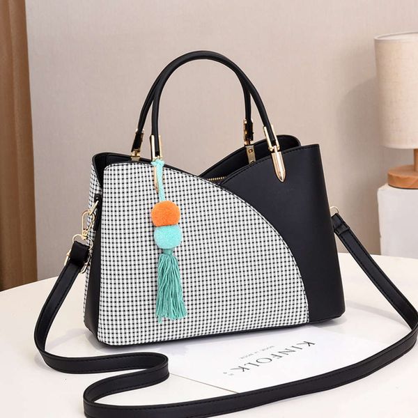 

hbp fashion bag women's new simple color matching handbag in autumn 2021