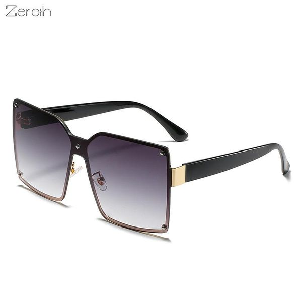 

outdoor eyewear fashion square sunglasses women large frame glasses retro sunglass female gradient luxury designer uv400 sun glass shade