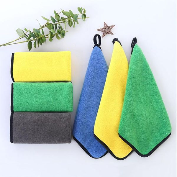

towel double-sided car wipes rags microfiber corals velvet thickened household