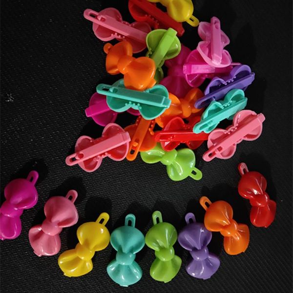 

dog apparel pet grooming accessories cat puppy hair clips bowknot hairpin 100pcs/lot