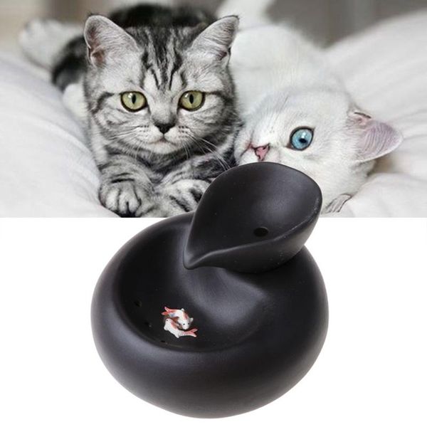 

smart ceramics drinking feeder automatic circulating pet water dispenser