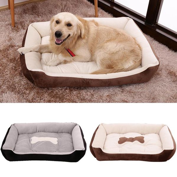 

kennels & pens soft cotton dog sofa bed for small medium large dogs waterproof pet cat beds chihuahua house home puppy big kennel pets mat