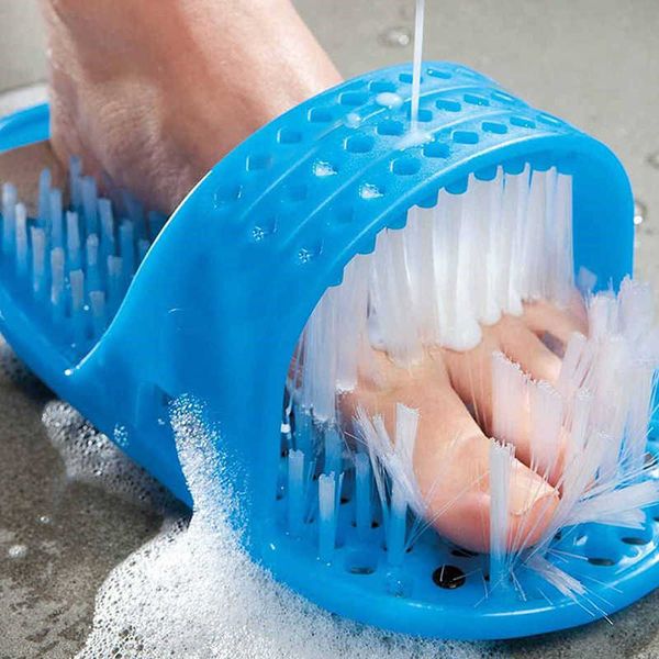 Fede Slifori da bagno Scarpe da bagno Spazzola Pumice Strumenti di doccia in plastica Piede in plastica Rimuovere lo strumento di cura del piede per pelle morta 210724