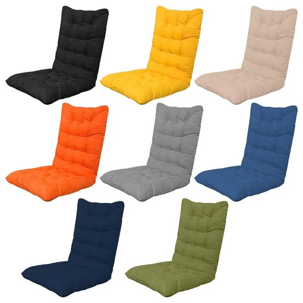 Almofada / almofada decorativa cadeira de balanço assento almofada antiderrapante almofadas longas para recliner jardim sol lounge sofá casa