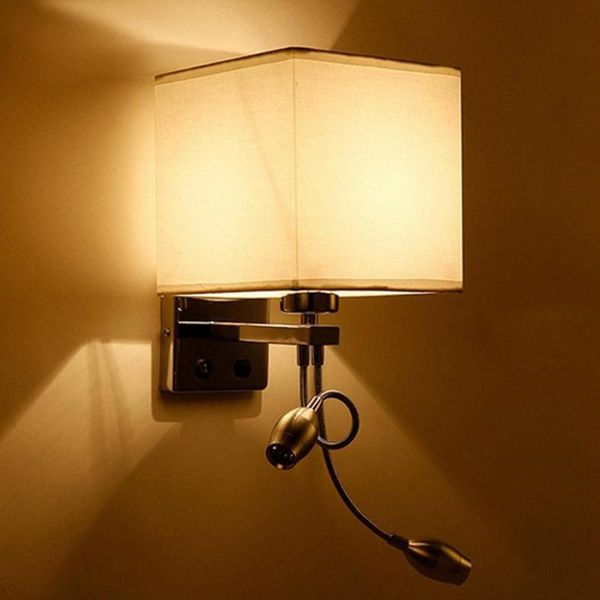 

fashion modern led cloth wall lamp home sconce light hallway bedroom bedside lights fq-ing