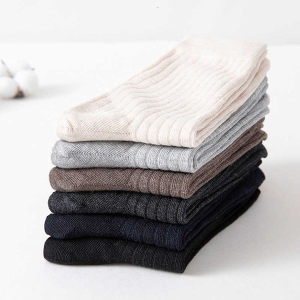 

classic men business casual comfortable cats restore winter effects colors crew male tube breathing socks, Black