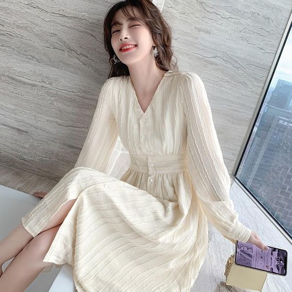 

women's suits & blazers autumn and winter loose medium length plaid round neck cotton white single breasted korean waist solid color co, White;black
