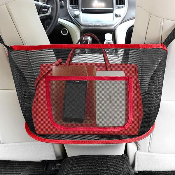 

car organizer safego seat storage net pocket multifunctional bag hanging box
