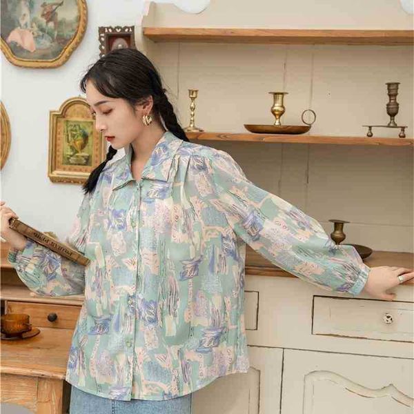 

women's two piece pants vintage long sleeve shirt women aesthetic and bloues button up collar autumn plus size clothing 4rqb, White