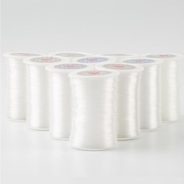 

braid line white elastic crystal fishing for jewelry beading thread spool 800 meters diy bracelet necklace making