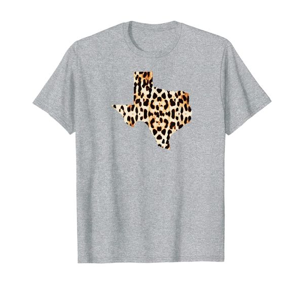 

awesome home texas state leopard cheetah print t-shirt, White;black