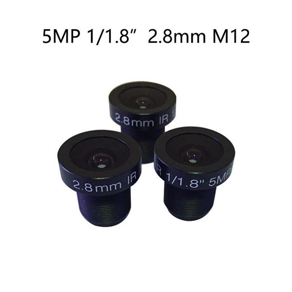 

lens 5mp hd wide angle 1/1.8 "2.8mm m12 specification
